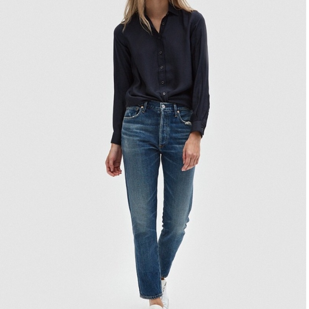 Liya high rise classic fit crop
